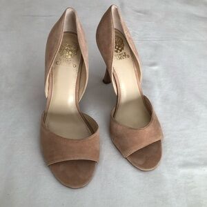 Vince Camuto 4 inch suede pumps